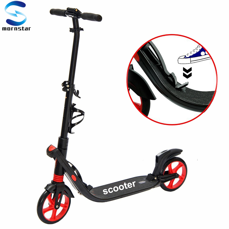 1-Sec Folding dual suspension 200mm wheel scooter