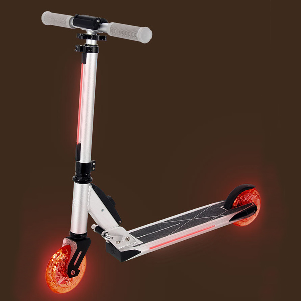 Easy Folding 145mm wheel Kick Scooter with LED lights