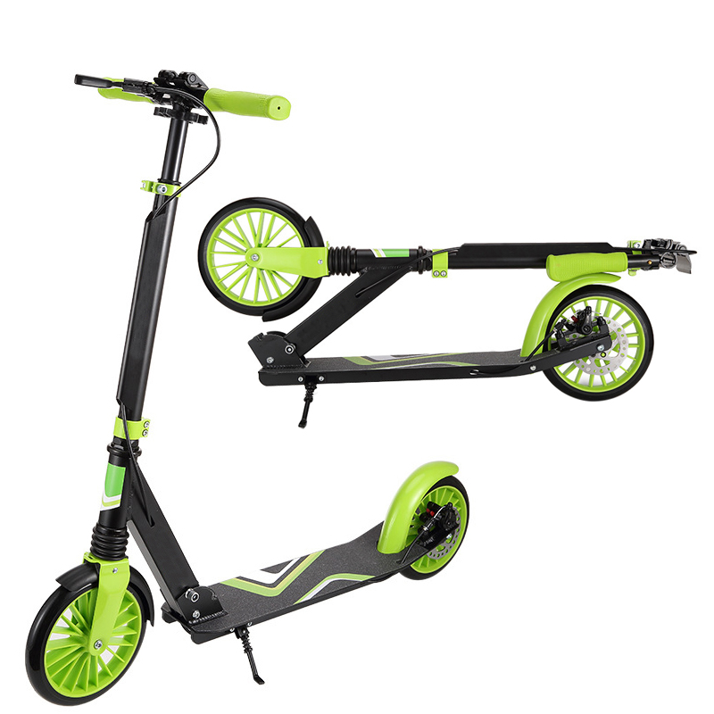 1-Sec Folding dual suspension 200mm wheel scooter