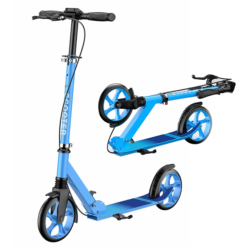 200mm wheels STEEL folding scooter