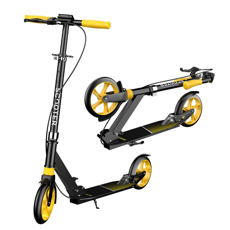 200mm wheels STEEL folding scooter
