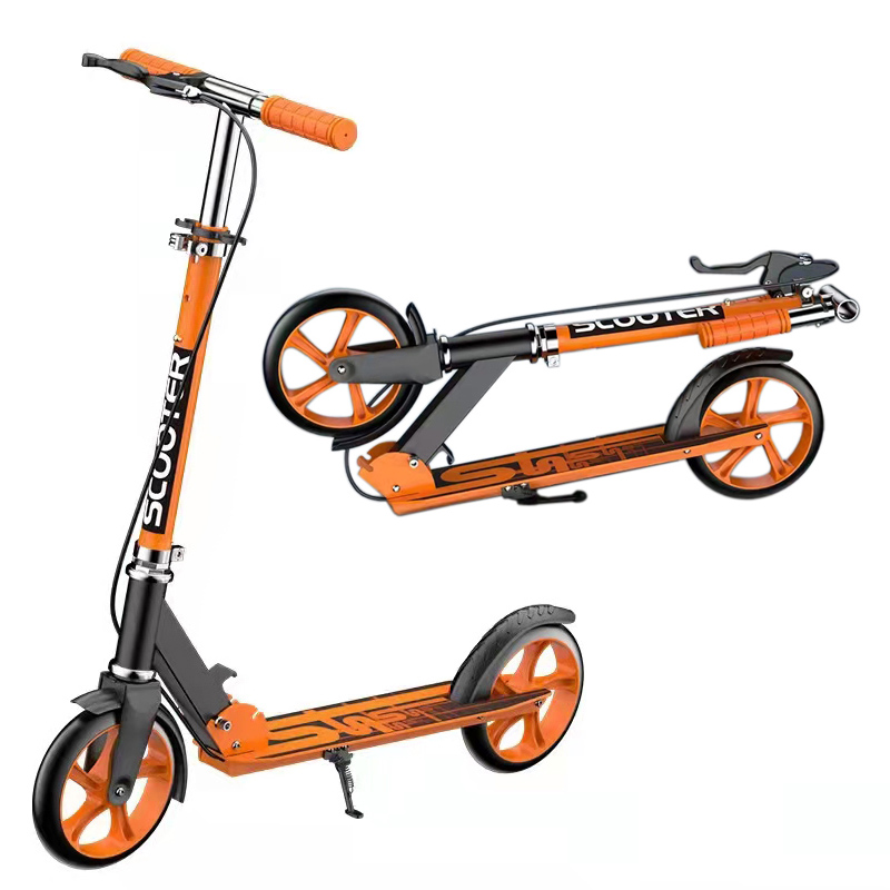 200mm wheels STEEL folding scooter